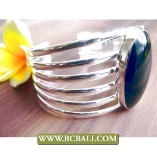 Cuff  Bracelets Silver Alpaka Bali